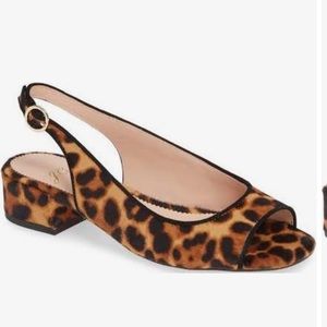 Jcrew Alice sling back leopard